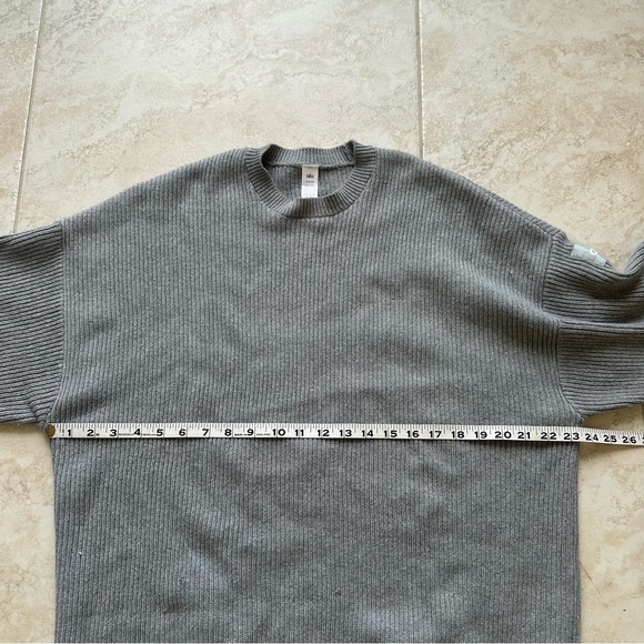 ALO YOGA Domain Knit Crewneck Oversized Sweater - Picture 5 of 7
